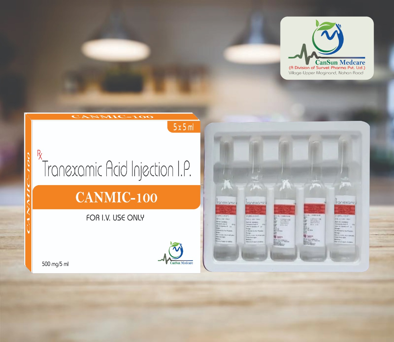 Tranexamic acid injection in PCD Pharma franchise